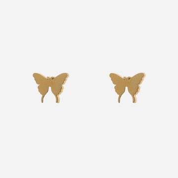 Gold Resinstud clip-on earrings by SOMIY – pain-free non-pierced jewelry for everyday wear