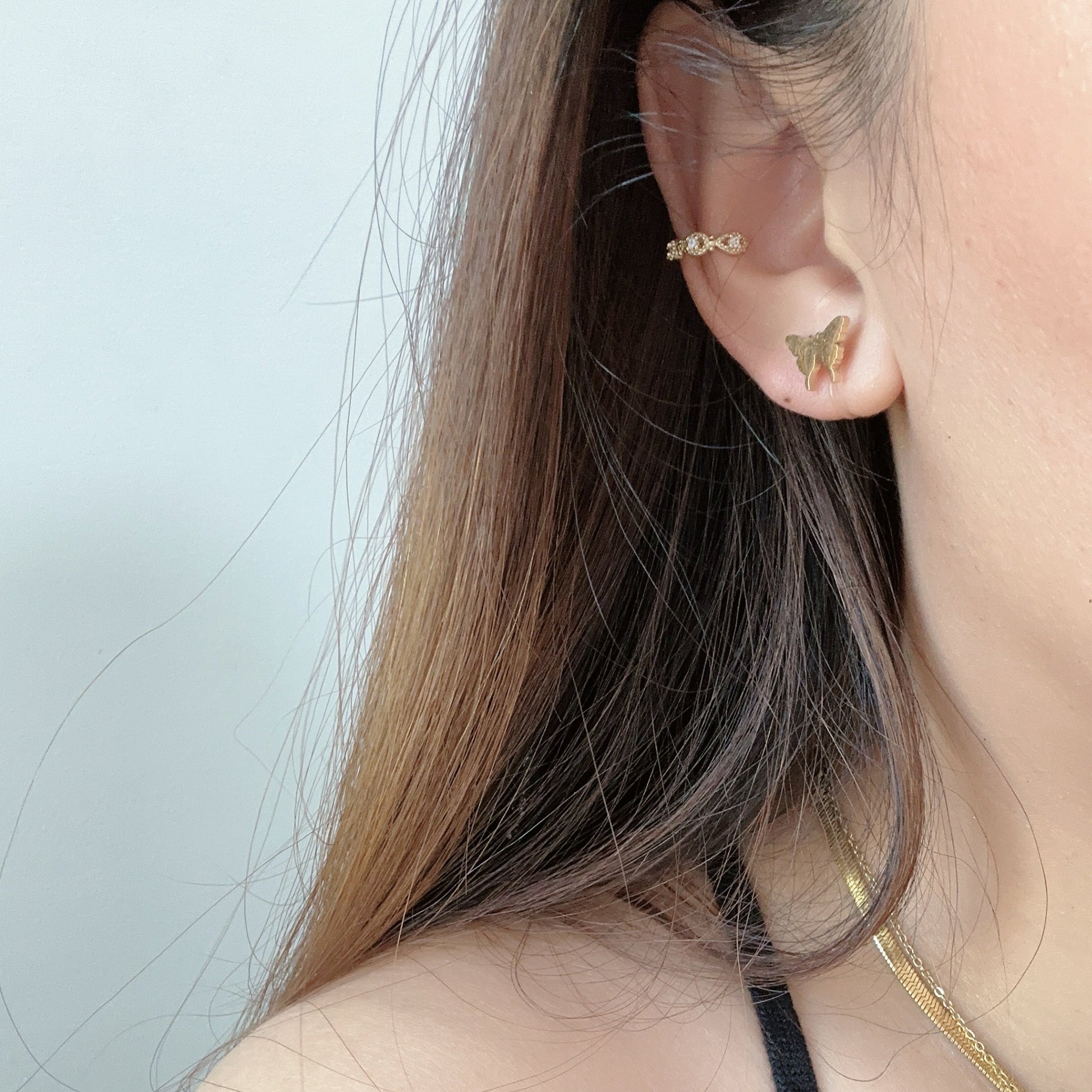 stud clip-on earrings by SOMIY – pain-free non-pierced jewelry for everyday wear