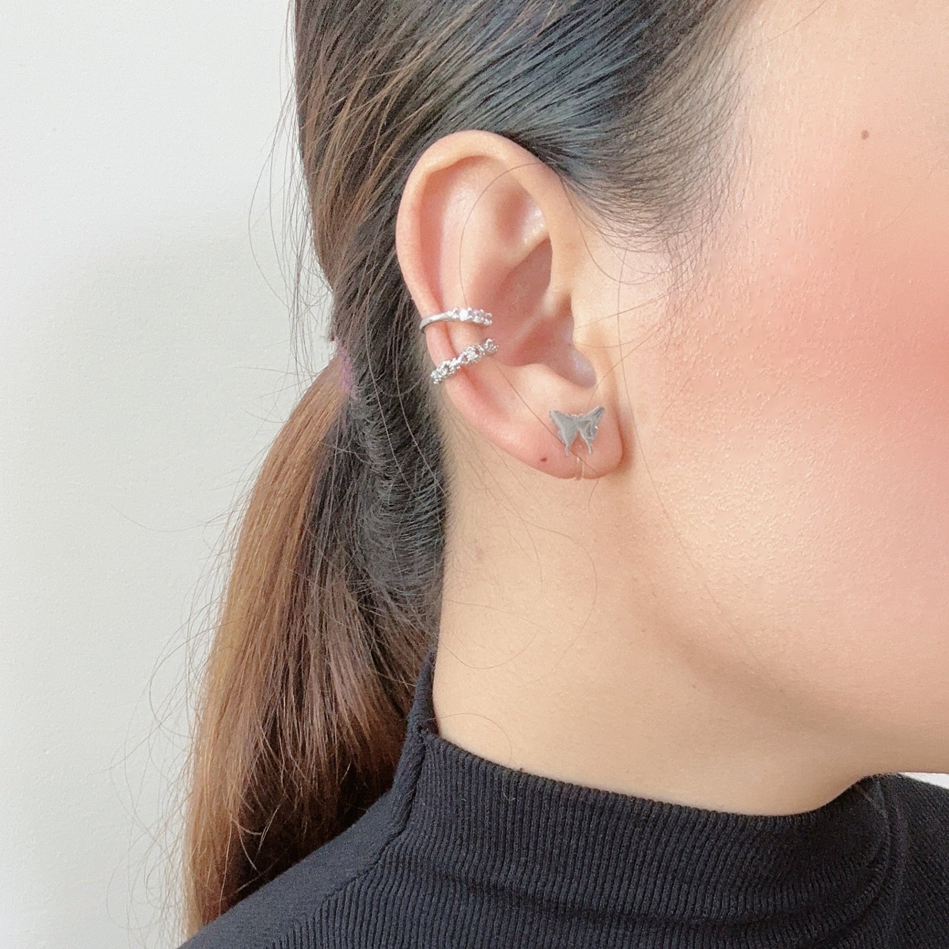 stud clip-on earrings by SOMIY – pain-free non-pierced jewelry for everyday wear