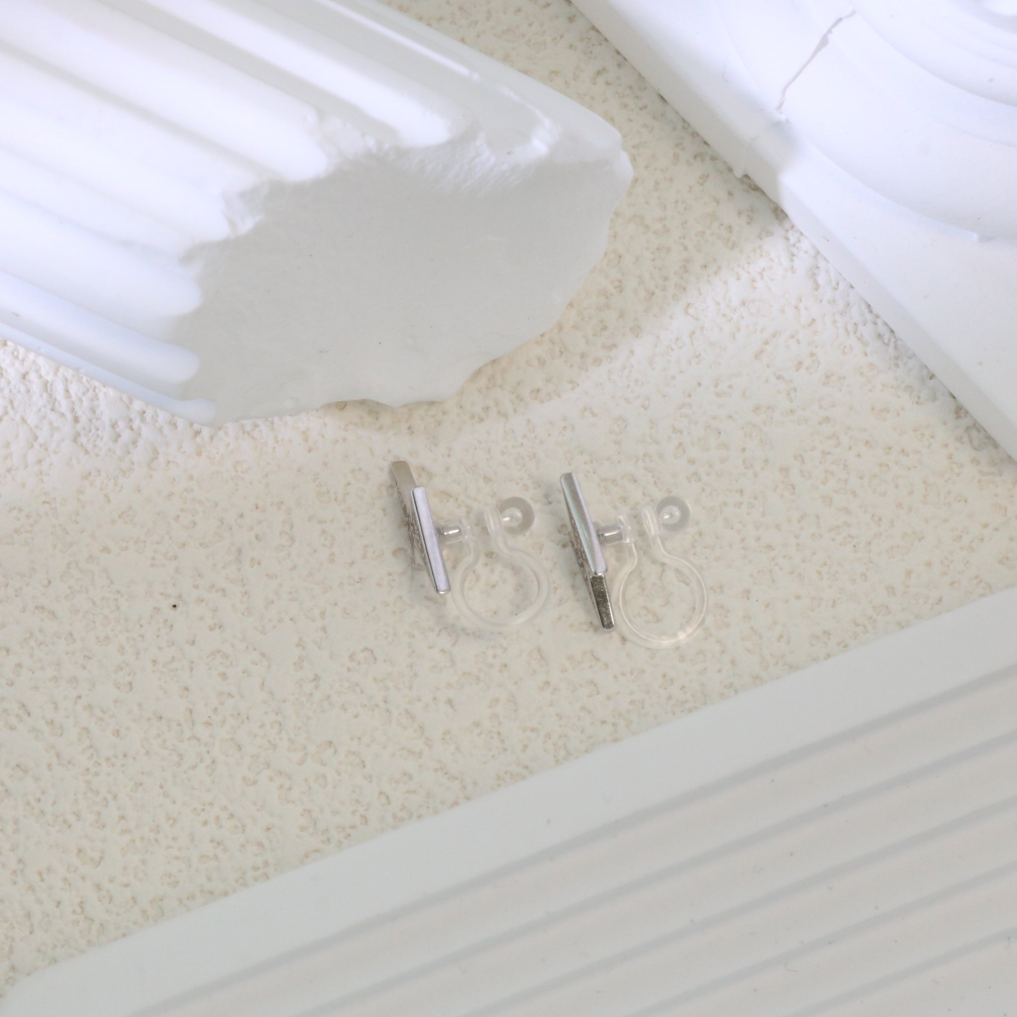 stud clip-on earrings by SOMIY – pain-free non-pierced jewelry for everyday wear