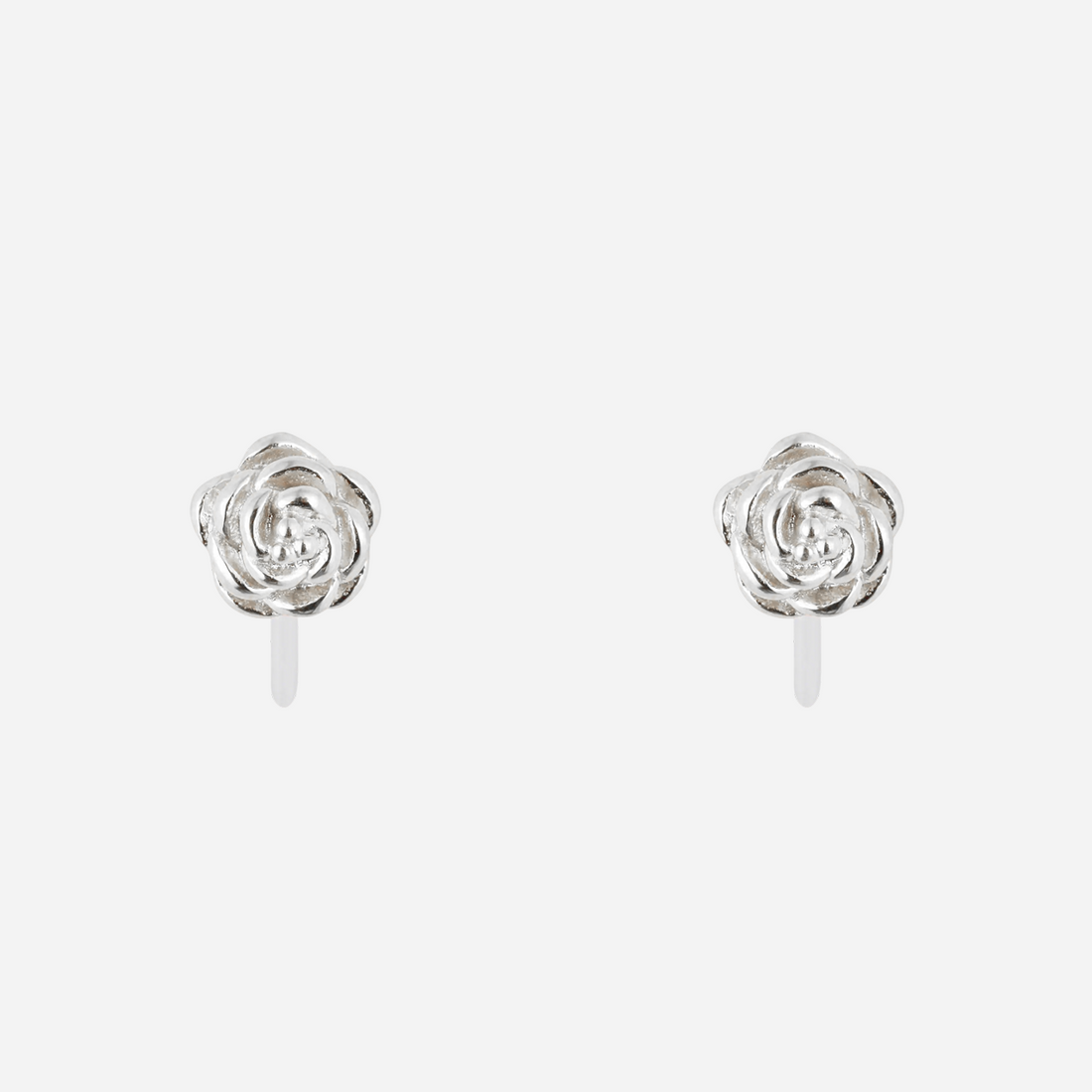 Rose Stud Clip-On Earrings image 3 by SOMIY