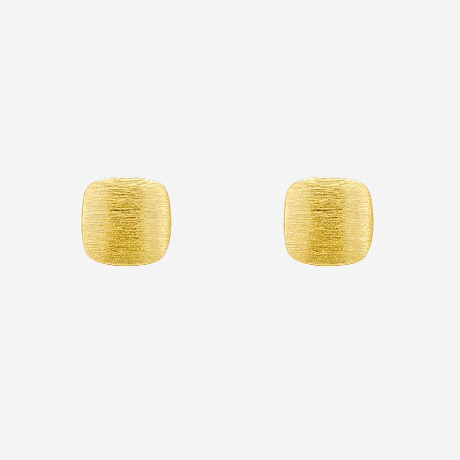 Gold Resinstud clip-on earrings by SOMIY – pain-free non-pierced jewelry for everyday wear