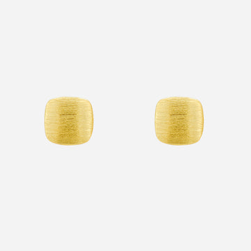 Gold Resinstud clip-on earrings by SOMIY – pain-free non-pierced jewelry for everyday wear