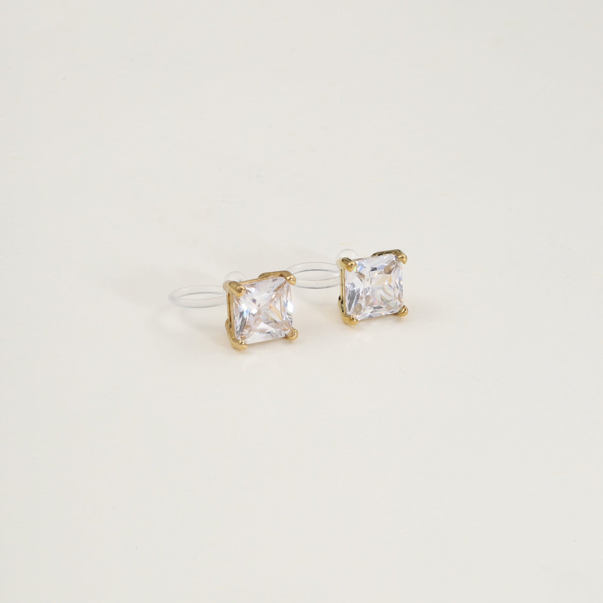 stud clip-on earrings by SOMIY – pain-free non-pierced jewelry for everyday wear