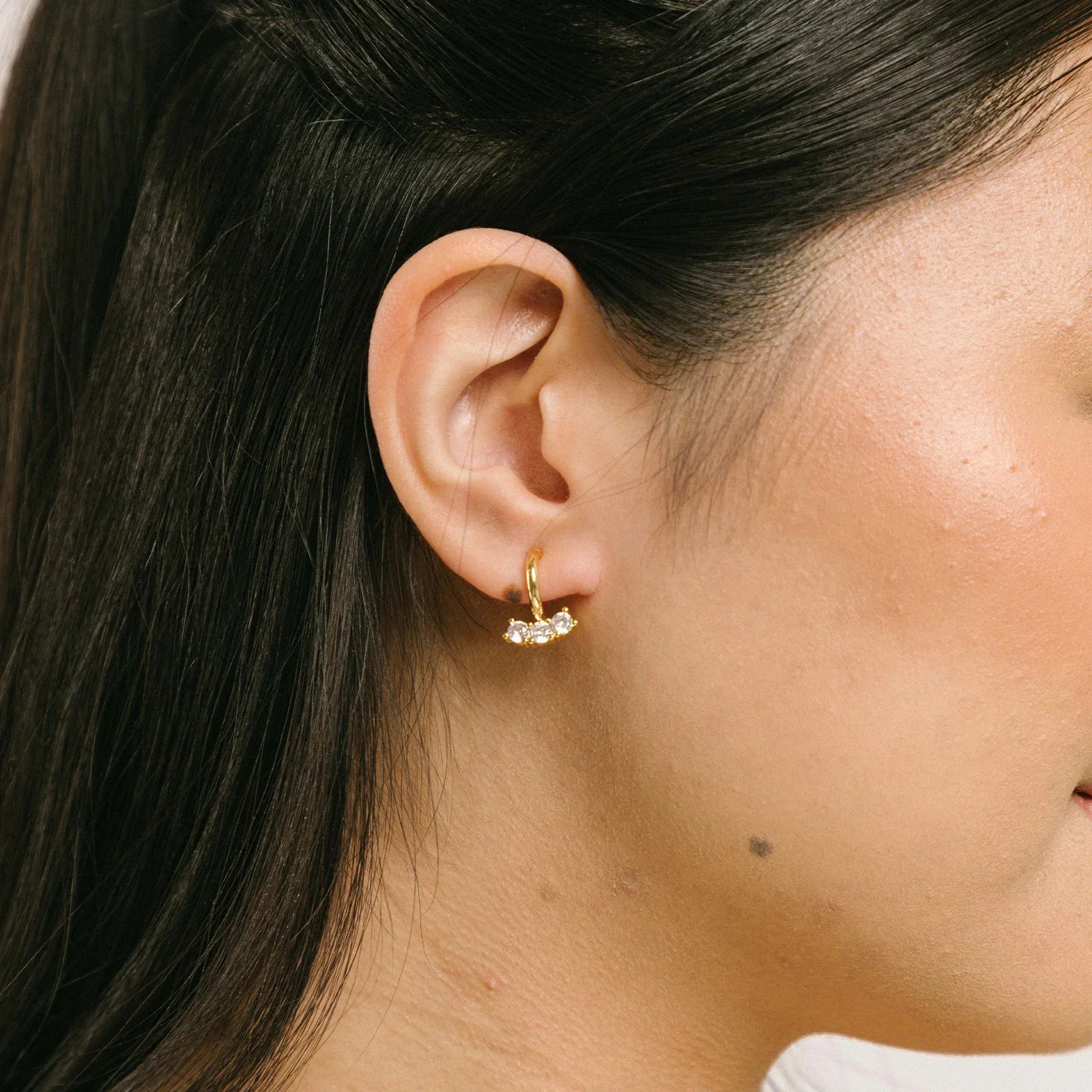 stud clip-on earrings by SOMIY – pain-free non-pierced jewelry for everyday wear