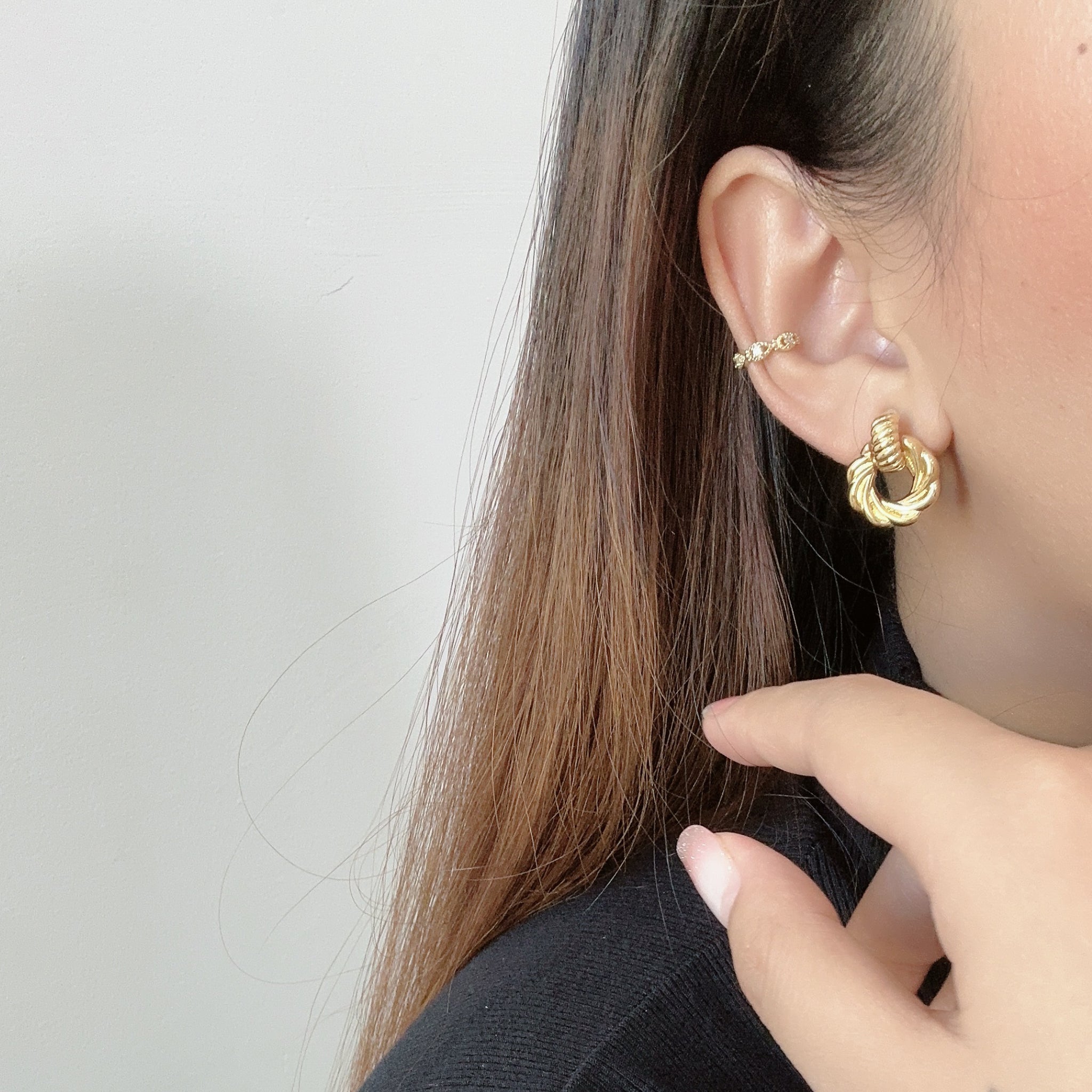 stud clip-on earrings by SOMIY – pain-free non-pierced jewelry for everyday wear