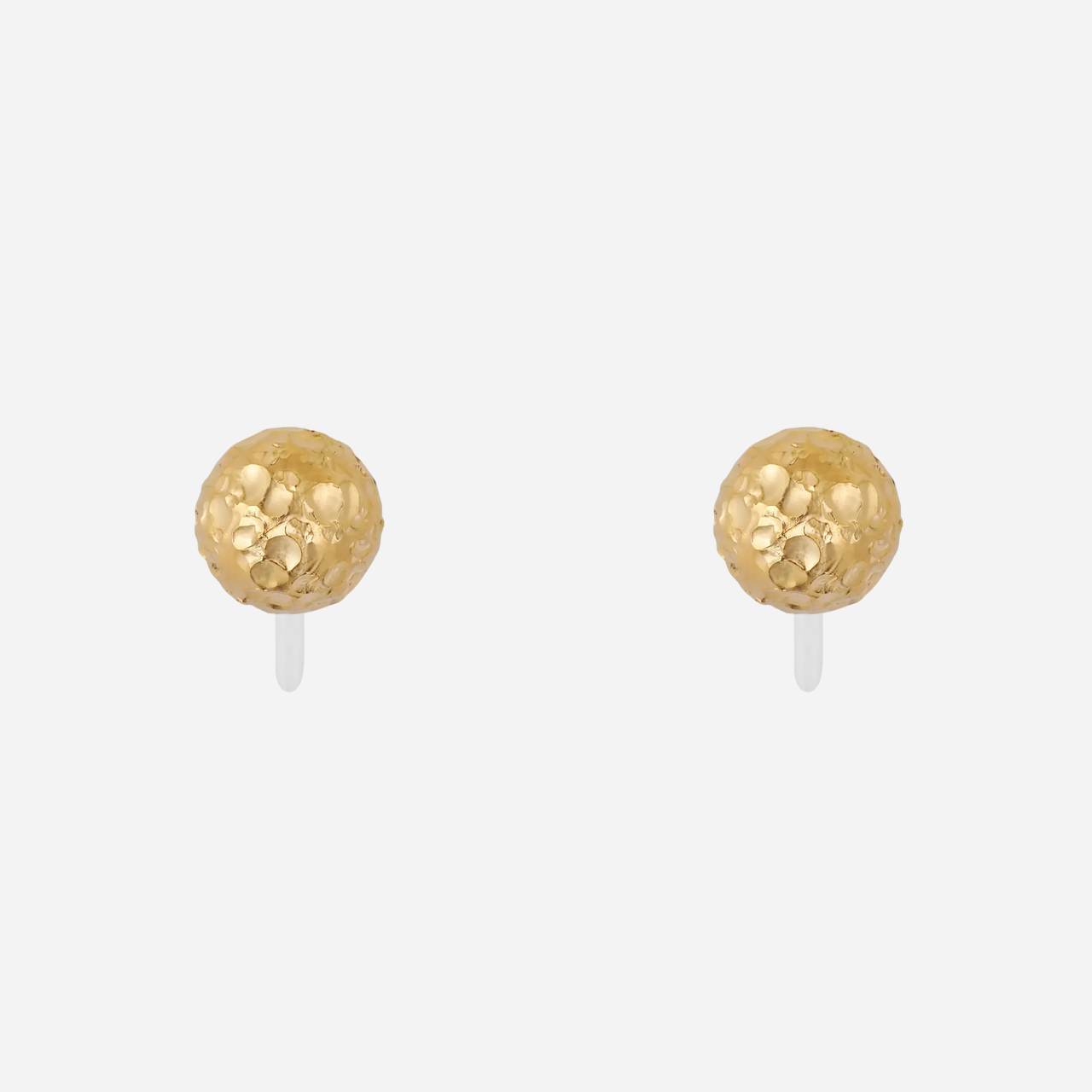 Gold Resinstud clip-on earrings by SOMIY – pain-free non-pierced jewelry for everyday wear