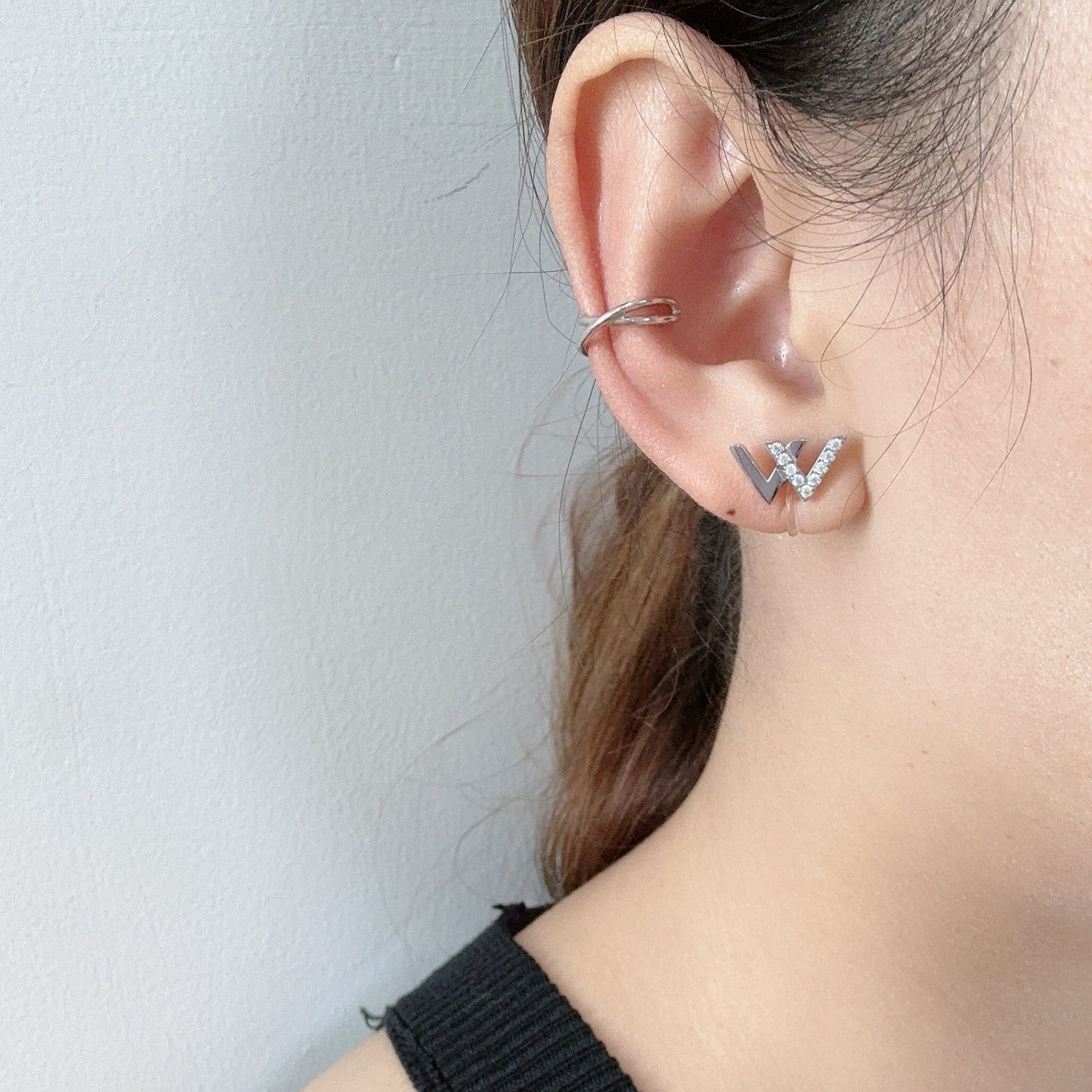 stud clip-on earrings by SOMIY – pain-free non-pierced jewelry for everyday wear