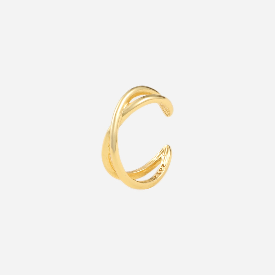 Gold Silverear cuff by SOMIY – modern non-pierced jewelry for all-day comfort