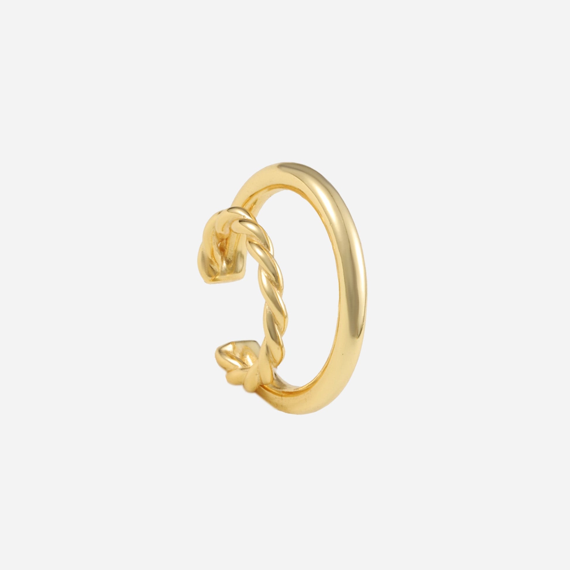 Gold Silverear cuff by SOMIY – modern non-pierced jewelry for all-day comfort