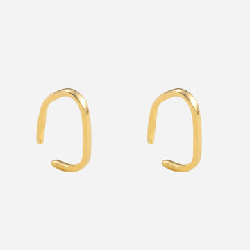 Gold Silverear cuff by SOMIY – modern non-pierced jewelry for all-day comfort