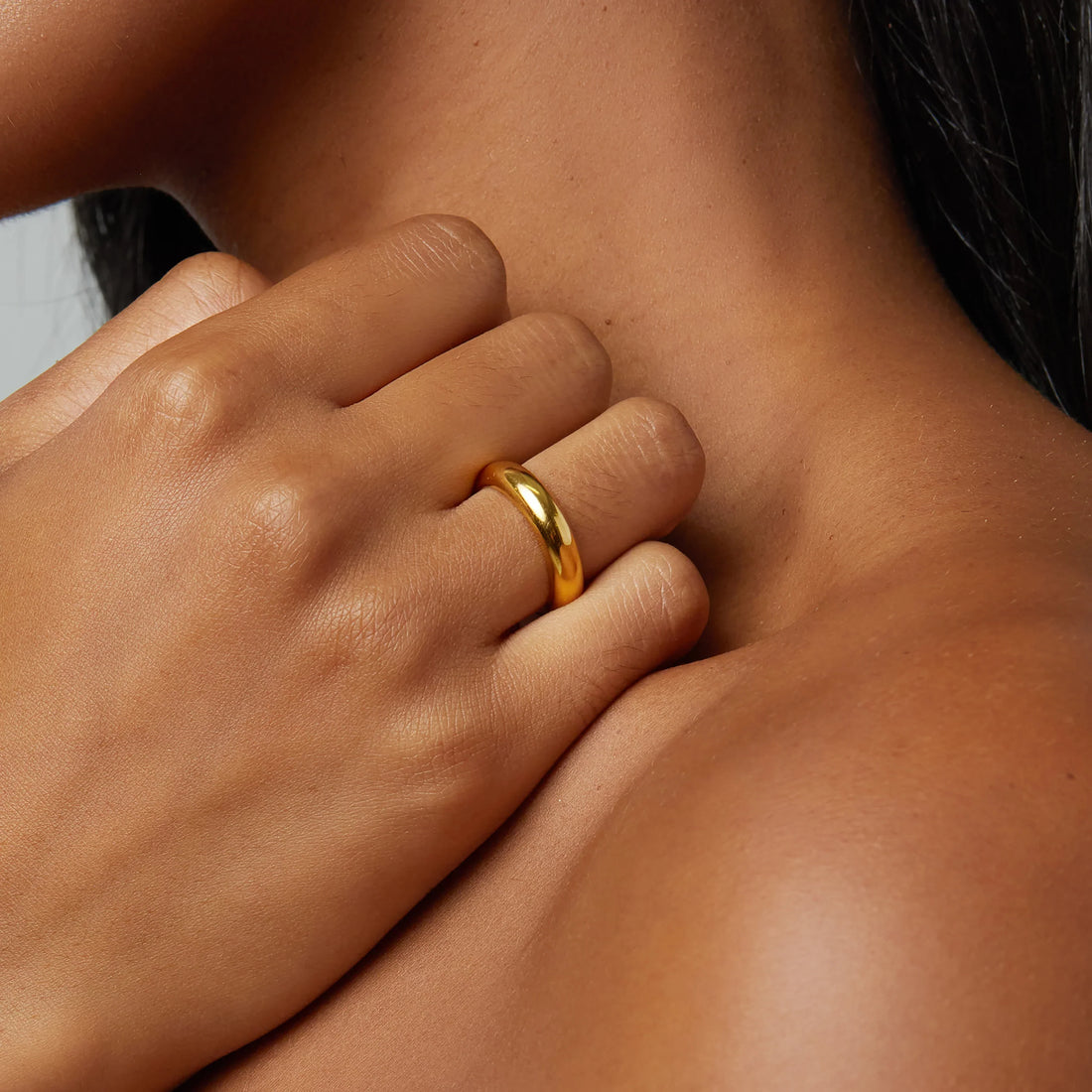 Goldadjustable ring by SOMIY – elegant minimalist jewelry for everyday wear