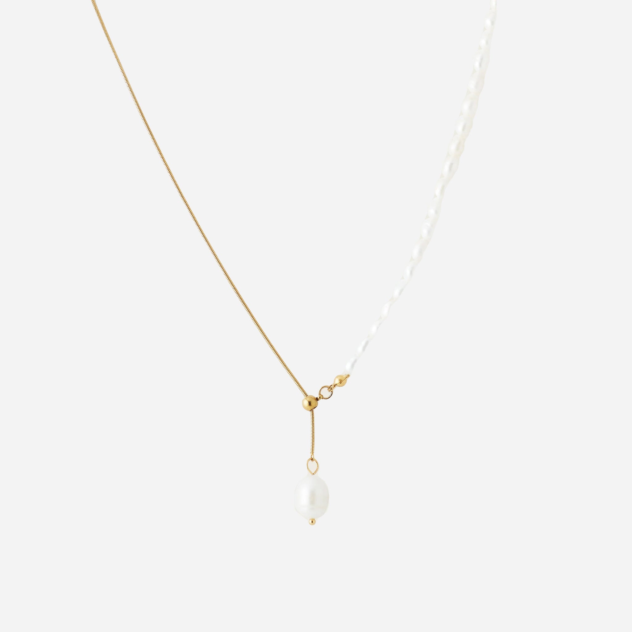 Gold Pearladjustable ring by SOMIY – elegant minimalist jewelry for everyday wear