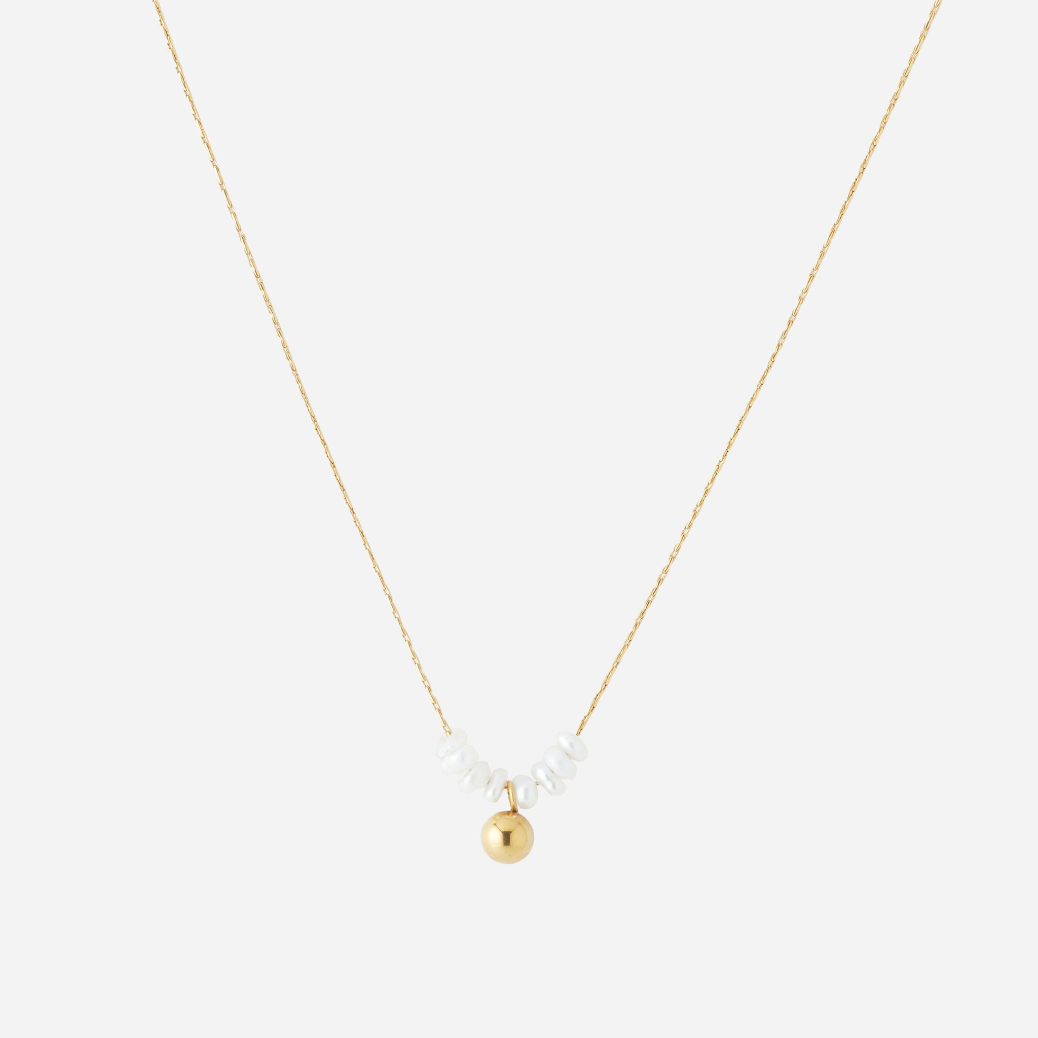 Gold Pearladjustable ring by SOMIY – elegant minimalist jewelry for everyday wear