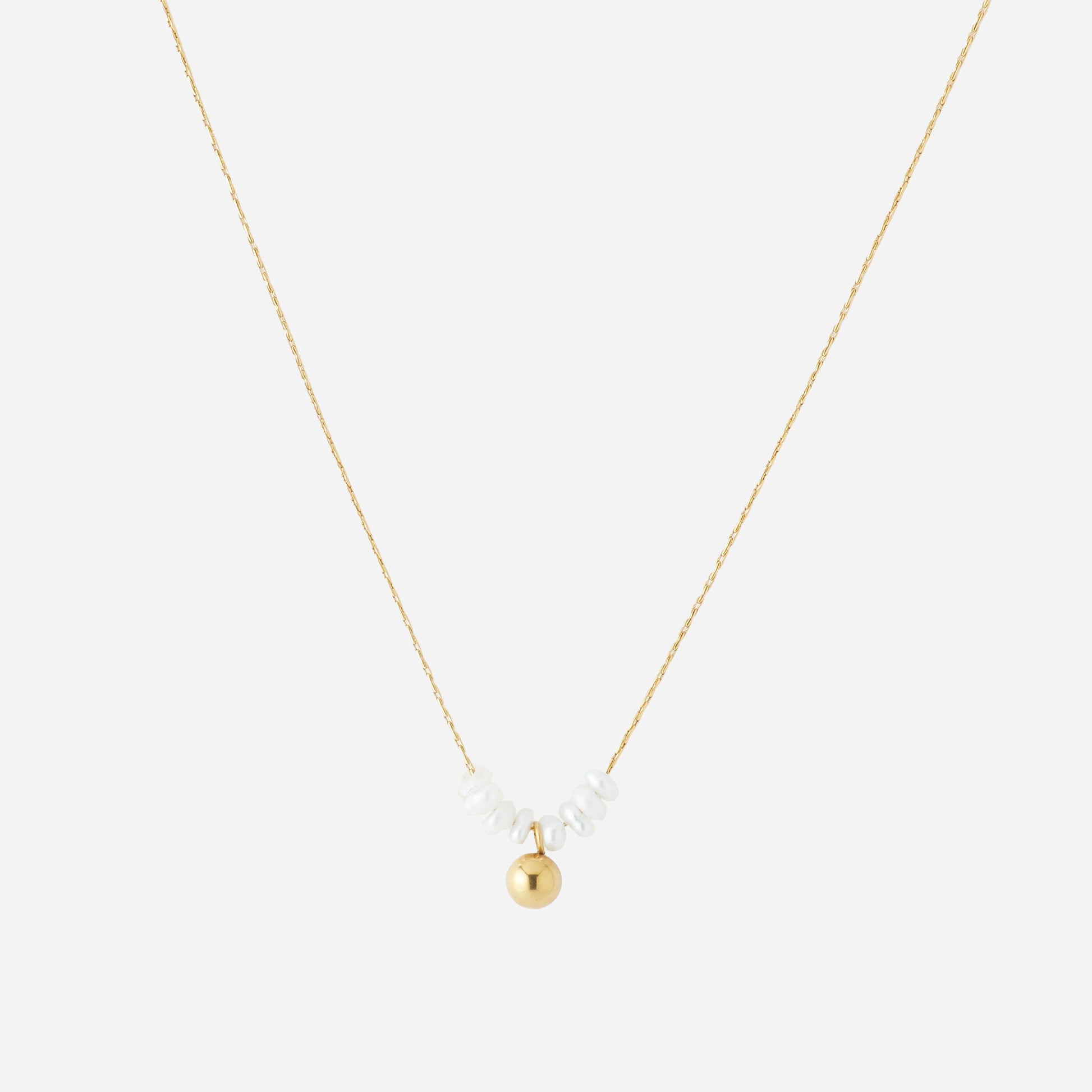 Gold Pearladjustable ring by SOMIY – elegant minimalist jewelry for everyday wear