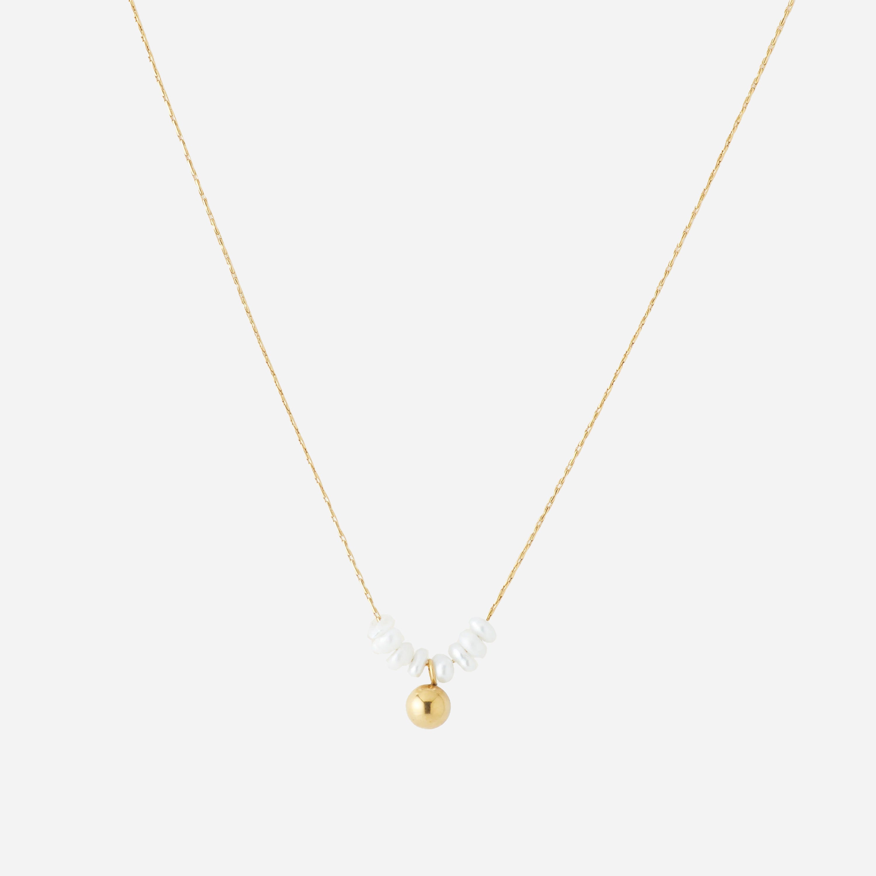 Gold Pearladjustable ring by SOMIY – elegant minimalist jewelry for everyday wear