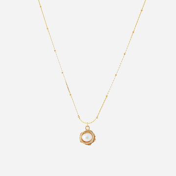 Gold Pearl CZadjustable ring by SOMIY – elegant minimalist jewelry for everyday wear