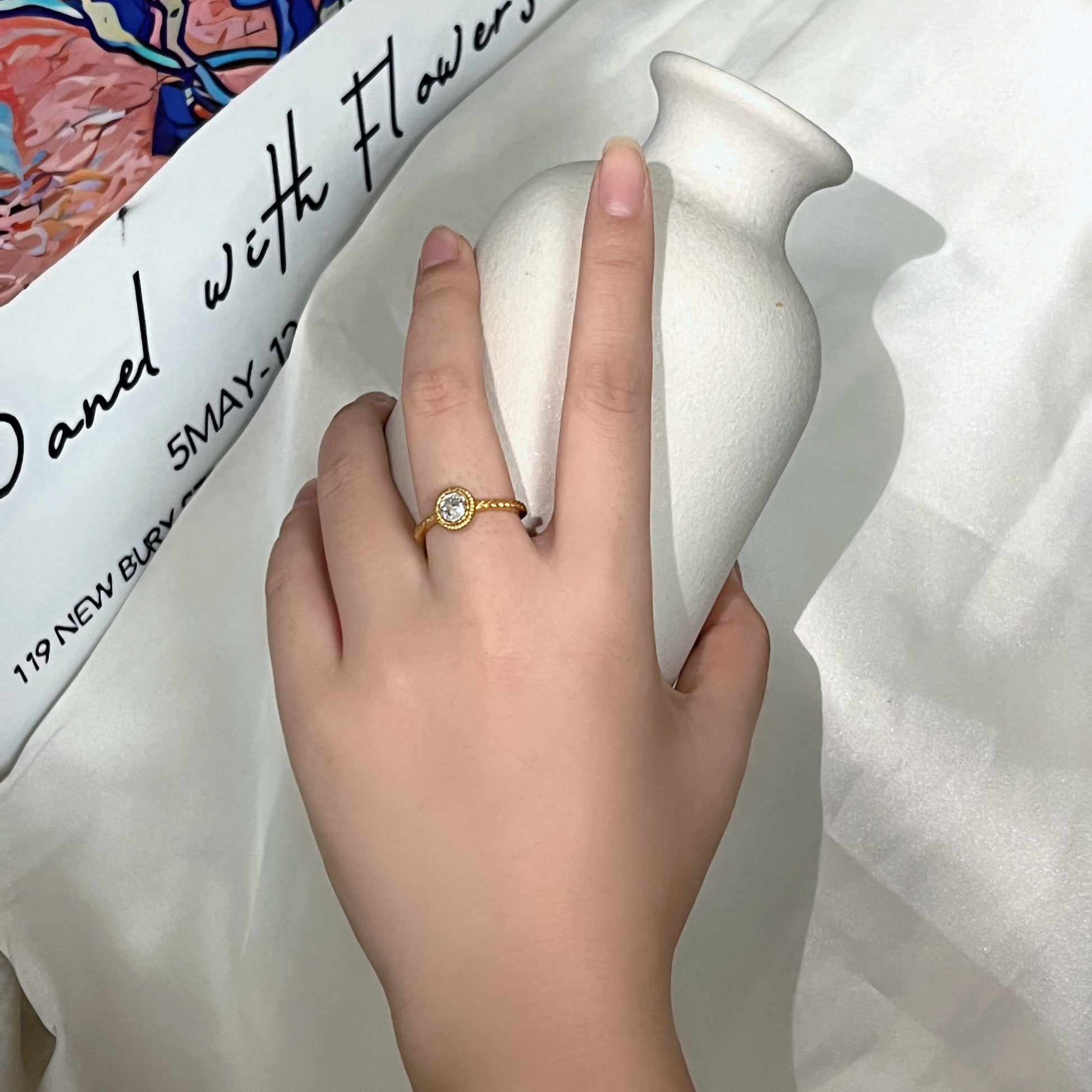 adjustable ring by SOMIY – elegant minimalist jewelry for everyday wear