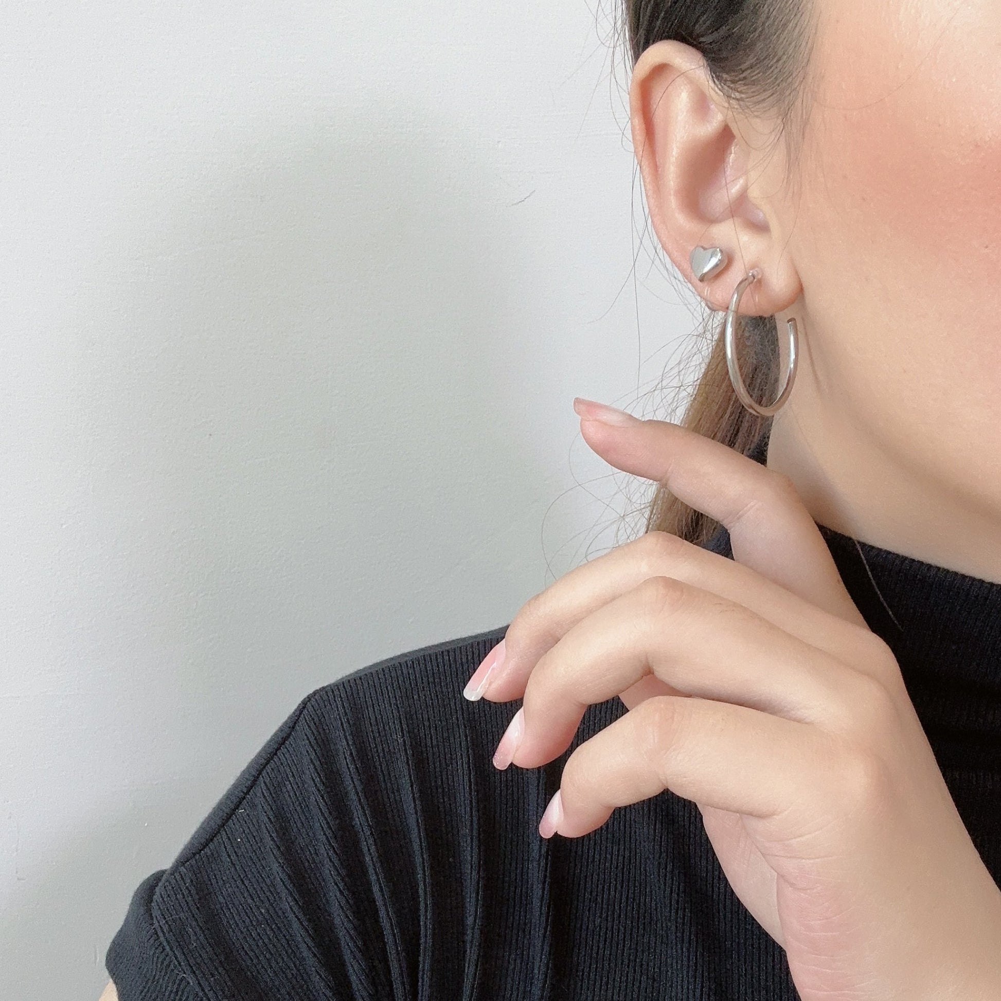 hoop clip-on earrings by SOMIY – pain-free non-pierced jewelry for everyday wear