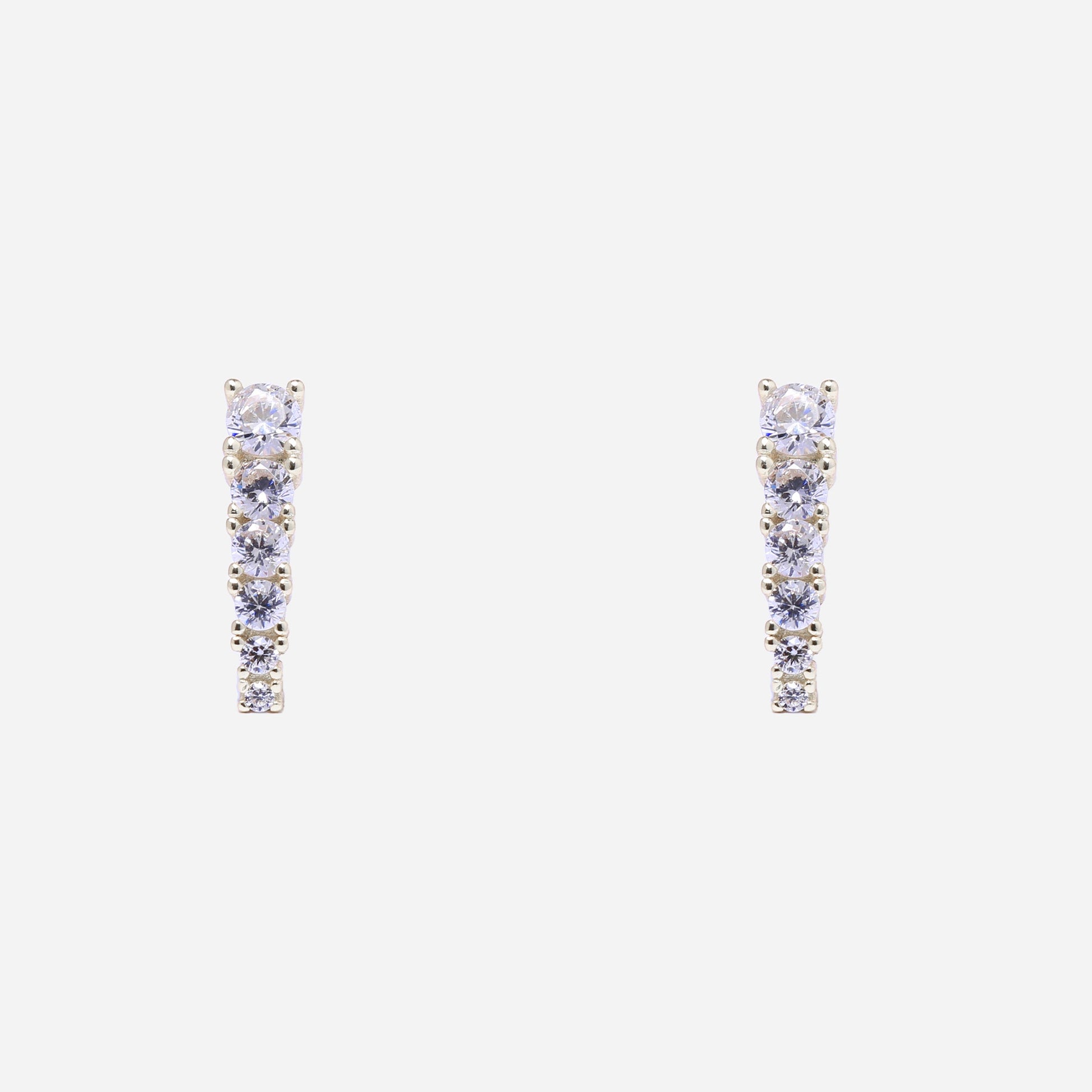 CZstud clip-on earrings by SOMIY – pain-free non-pierced jewelry for everyday wear